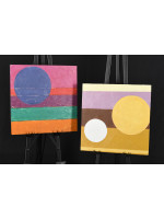 Pair of Original Paintings on Canvas by Gerry Baptist