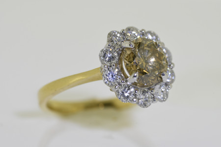 2.40 carat Fancy Colour Diamond Ring