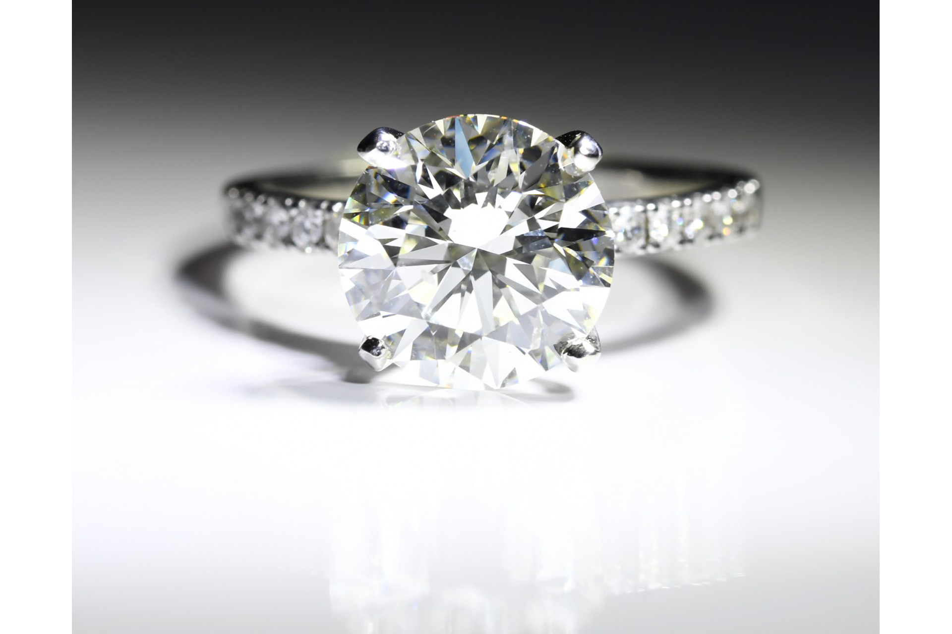 4.03 Carat Solitaire Diamond Ring- Certified