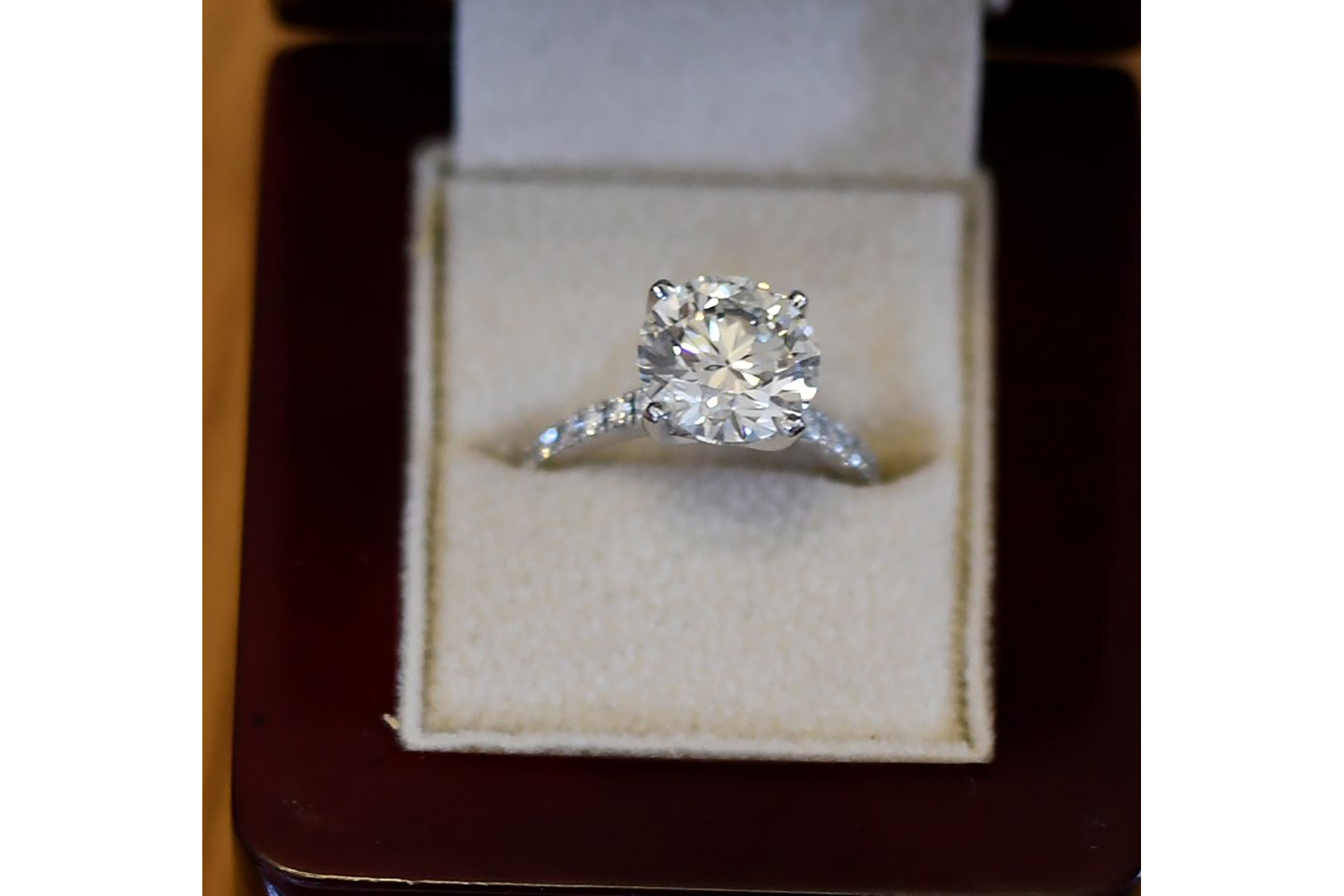4.03 Carat Solitaire Diamond Ring- Certified