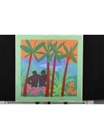 Original Painting by Gerry Baptist Titled "The Garden of Eden"