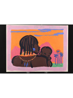Original Painting by Gerry Baptist Titled "First Born"