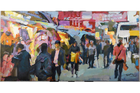 Original Oil on Canvas by Artist Luk Kwok Yuen