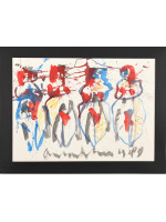 Original Watercolour "Four Women"