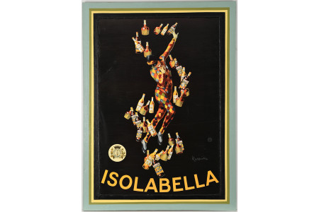 Large "Isolabella" Multimedia Art on canvas.
