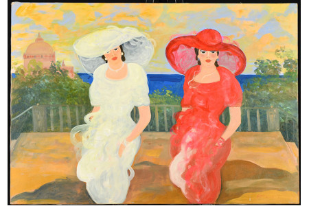 Original Oil on Canvas by Carlo Massimo Franchi