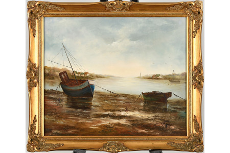 Framed Painting on Canvas