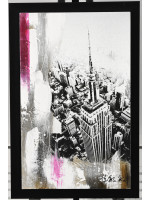 New York Skyline Mixed Media